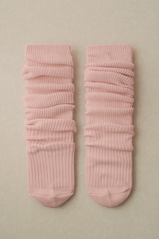 粗針長筒堆堆襪