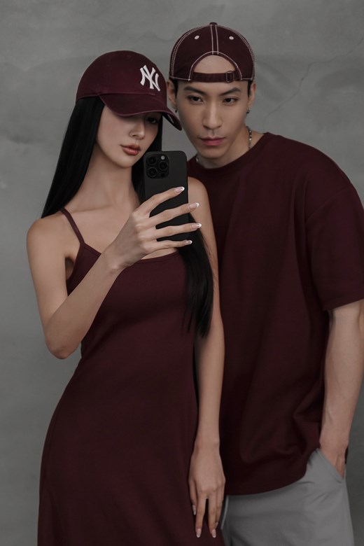 仿舊羅紋寬鬆短袖(UNISEX)