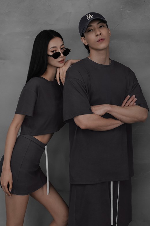 仿舊羅紋短版TEE