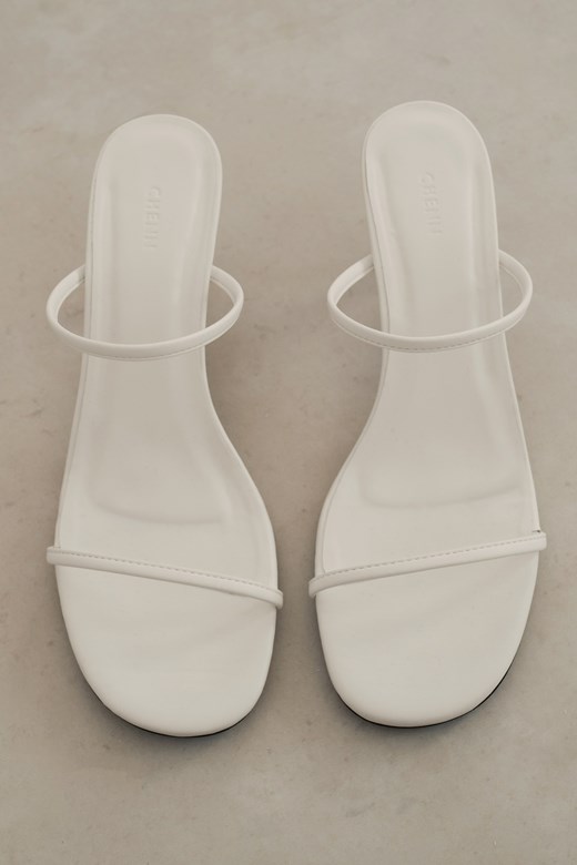 雙細帶高跟涼鞋