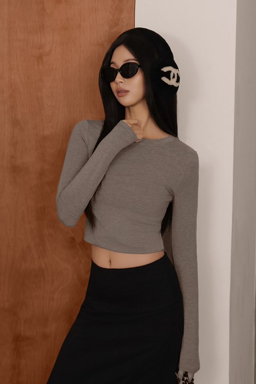 經典彈力薄長袖打底衣