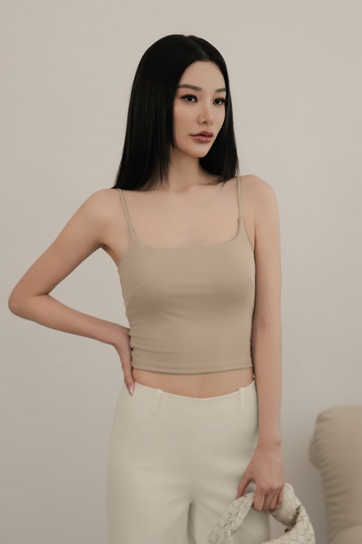 彈力天絲圓領BRATOP