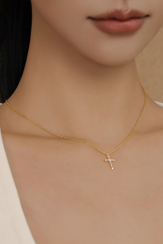 細鑽十字項鍊