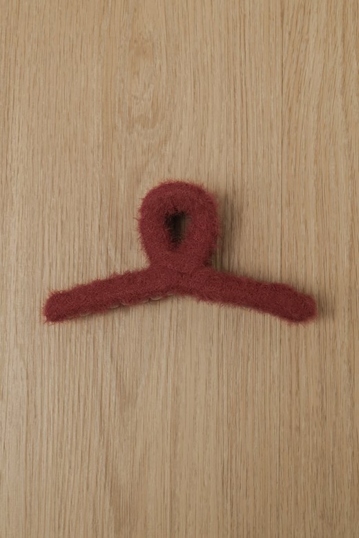 毛感針織中型抓夾