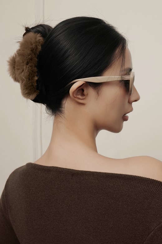 仿兔毛中型抓夾