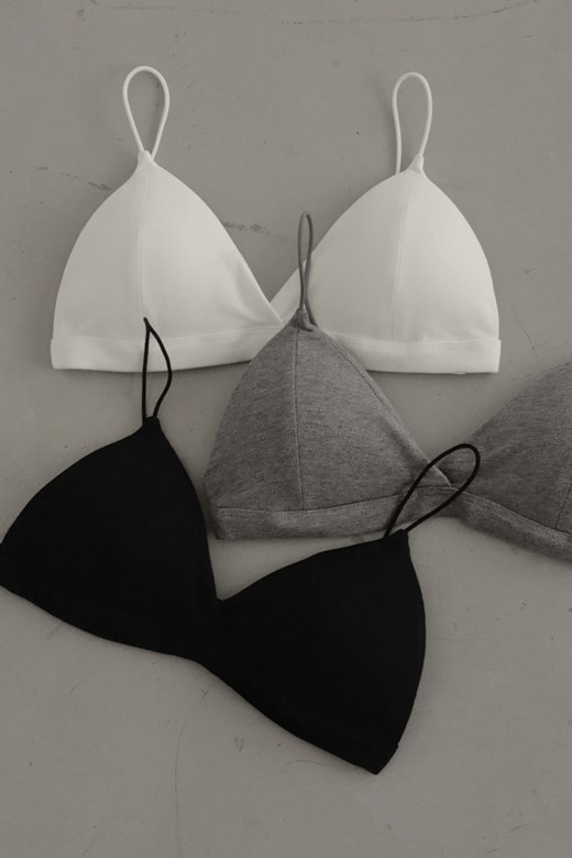 美背細帶三角杯BRA