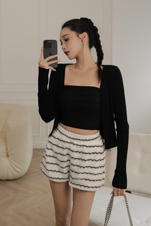 法式波紋澎澎短褲