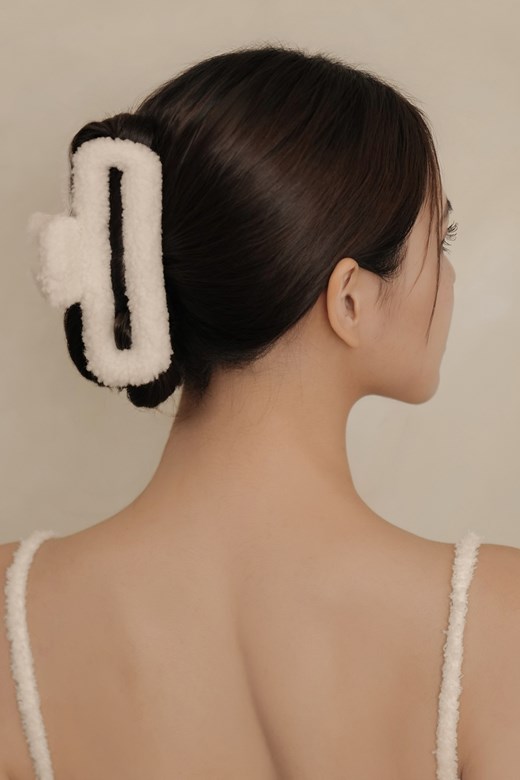 仿羊羔毛大抓夾