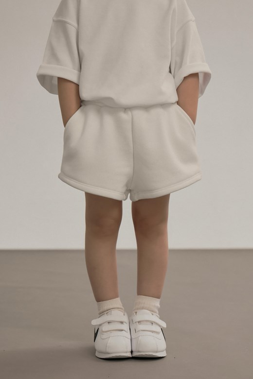 高腰棉質鬆緊短褲(KID)