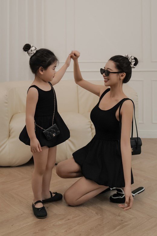 法式拼接澎澎短洋(KID)