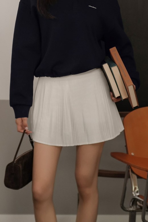 C’SPORT高腰百褶裙