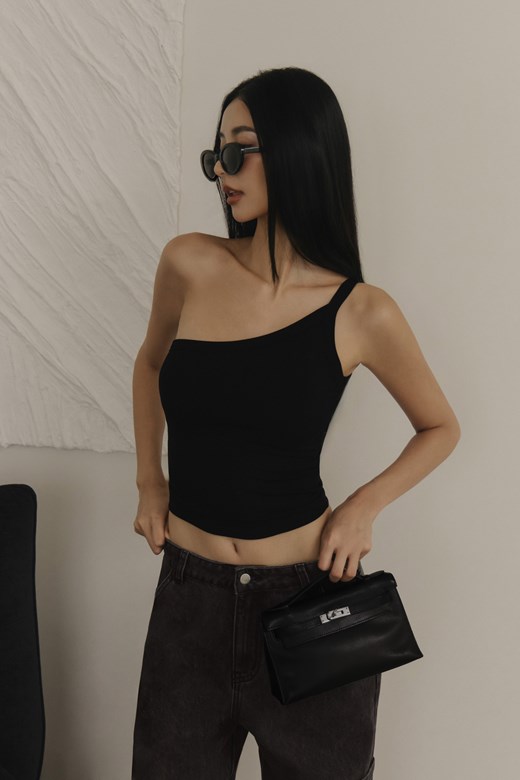 單肩羅紋BRA TOP