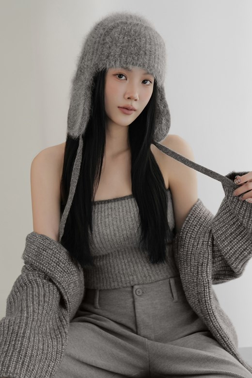 混色羊絨雷鋒帽