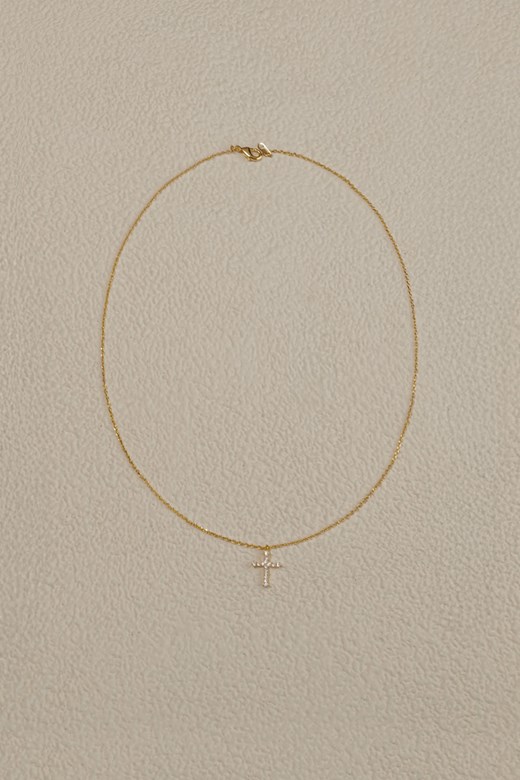 細鑽十字項鍊