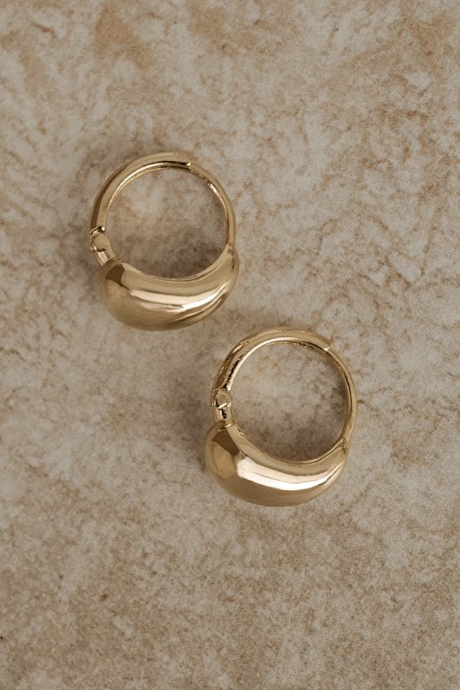 金屬水滴小耳圈