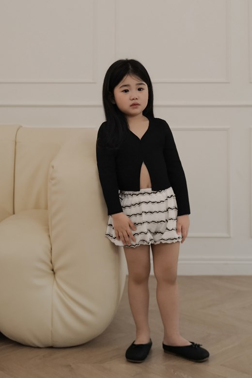 V領鉤釦針織開衫(KID)