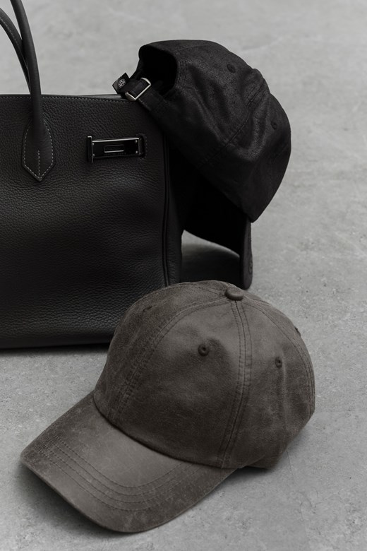 仿舊皮革棒球帽