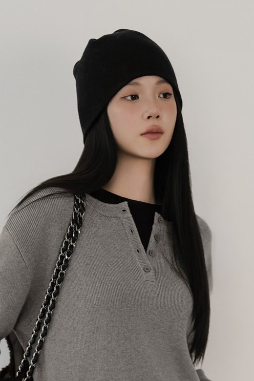 博主感針織毛線帽