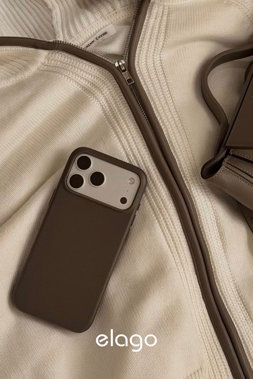 elago磁吸植物皮革薄型手機殼