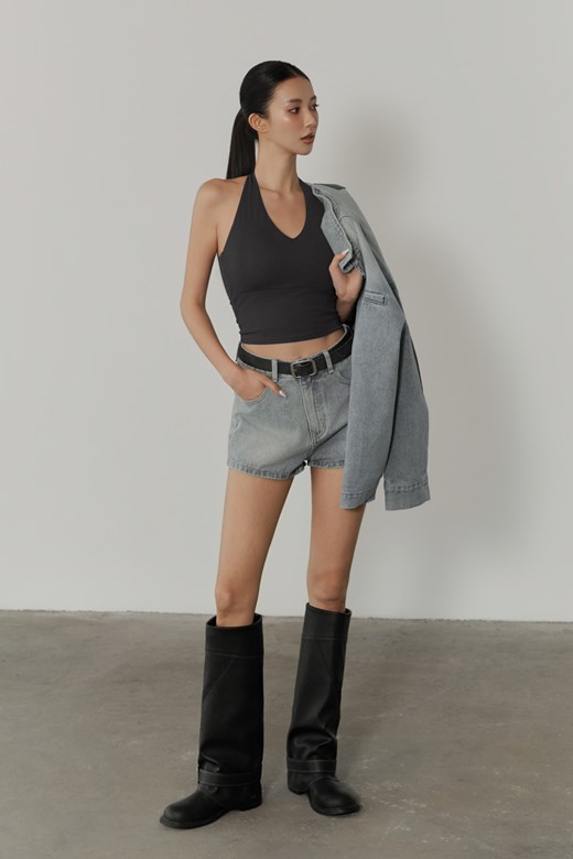 繞脖美背棉質BRATOP