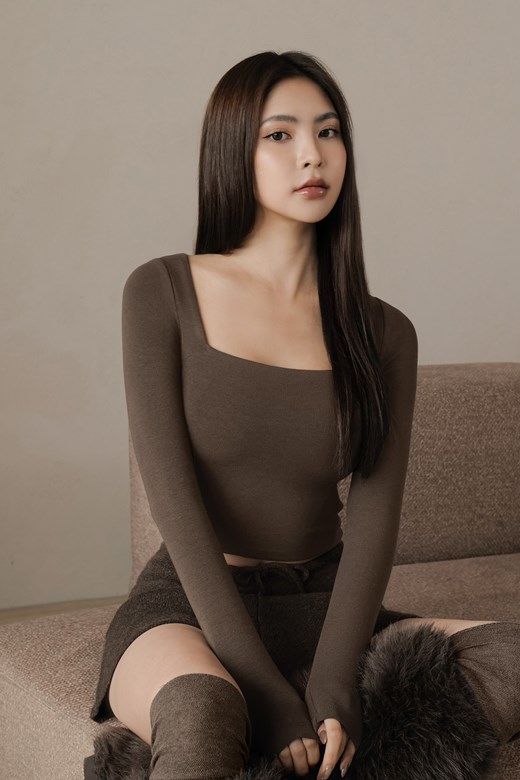 暖絨內磨毛2WAY長袖BRATOP