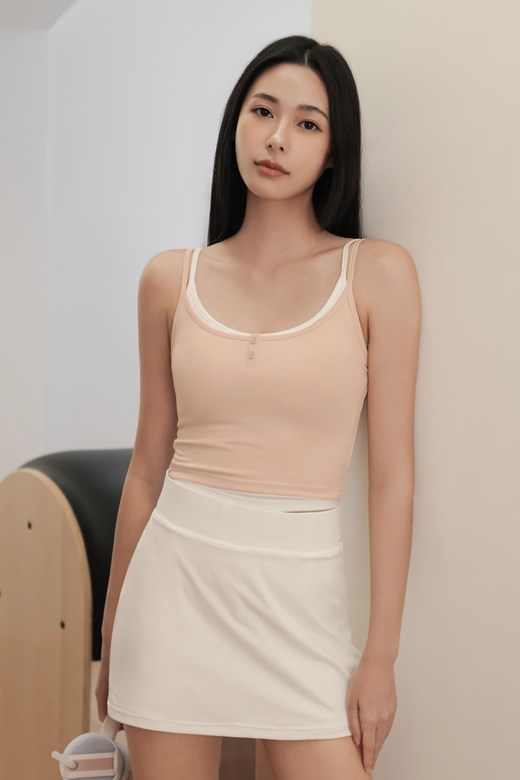 假兩件細肩天絲BRATOP