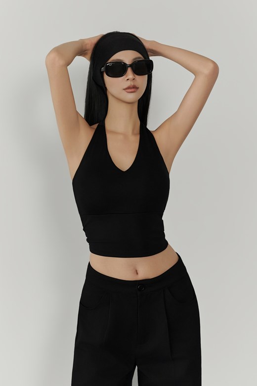 繞脖美背棉質BRATOP