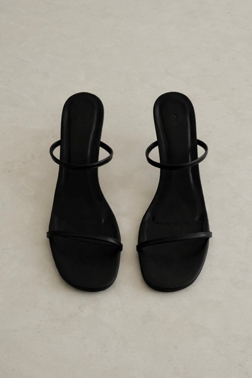 雙細帶高跟涼鞋