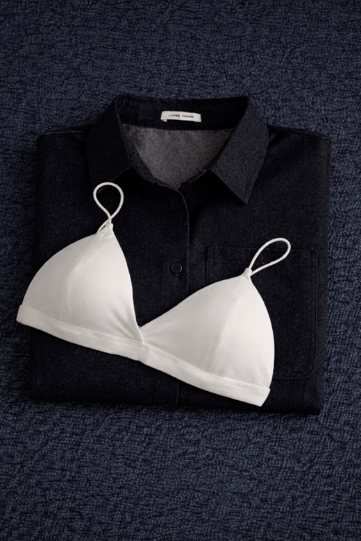 美背細帶三角杯BRA