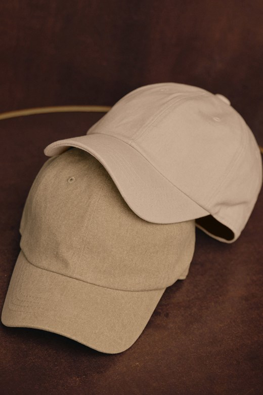 亞麻感混色棒球帽