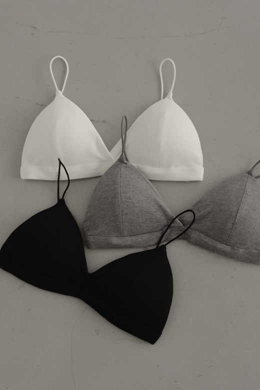 美背細帶三角杯BRA