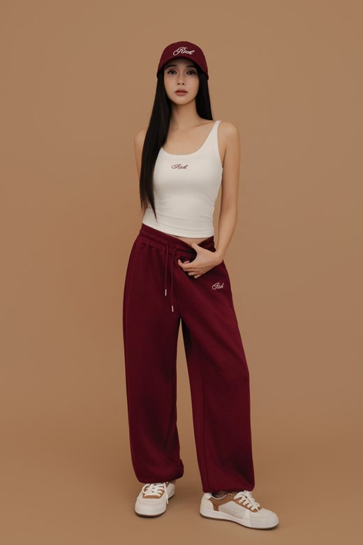 RICH好運棉質縮口長褲(UNISEX)