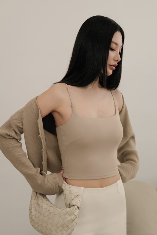 彈力天絲圓領BRATOP