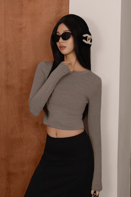 經典彈力薄長袖打底衣