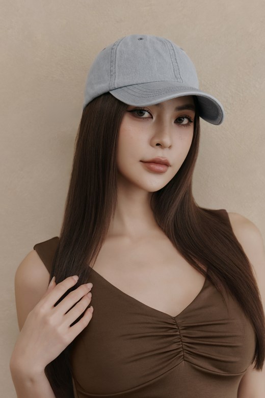 水洗感牛仔棒球帽