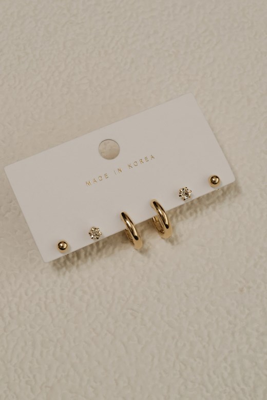 歐美經典耳釘套組(6入)