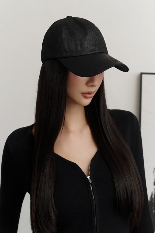 仿舊皮革棒球帽