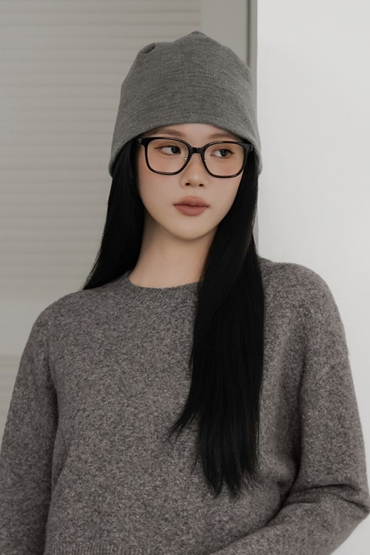 博主感針織毛線帽