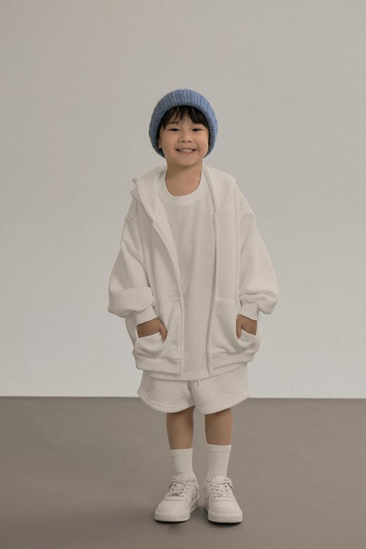 抽繩棉質口袋短褲(KID)