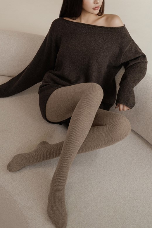 CASHMERE羊絨針織褲襪