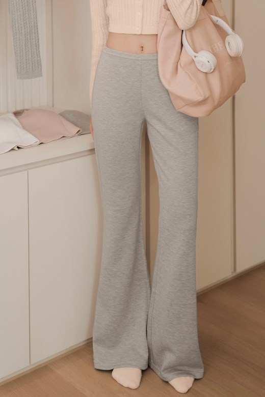 彈力棉質喇叭長褲