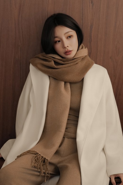 針織雙面圍巾