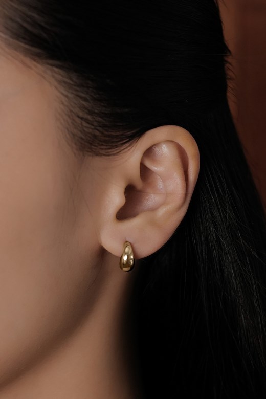 金屬水滴小耳圈