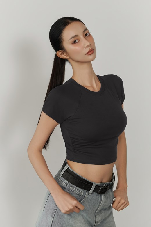 側抓皺棉質BRATEE