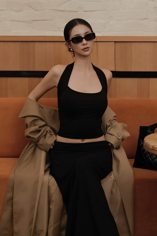 天絲抓皺繞脖BRATOP