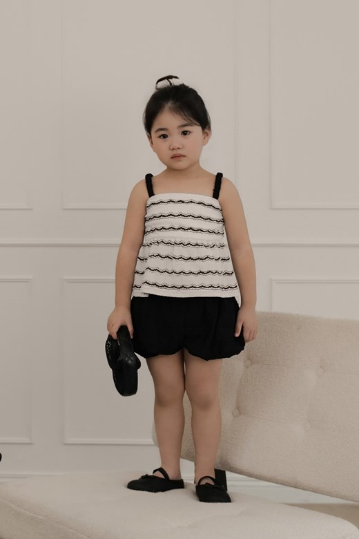 法式波紋澎澎短褲(KID)