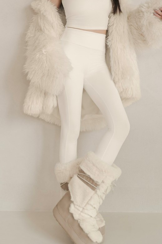 內磨毛彈力塑身LEGGING