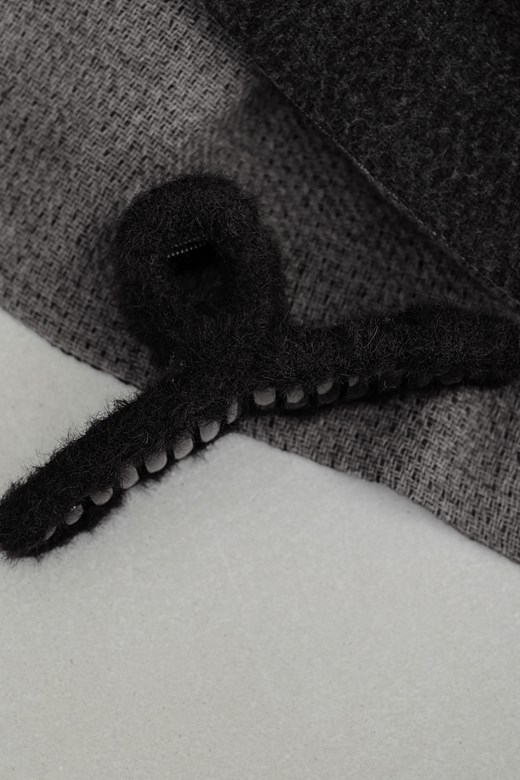 毛感針織中型抓夾