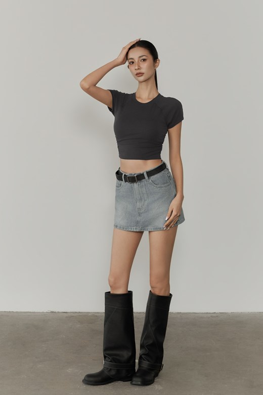 側抓皺棉質BRATEE