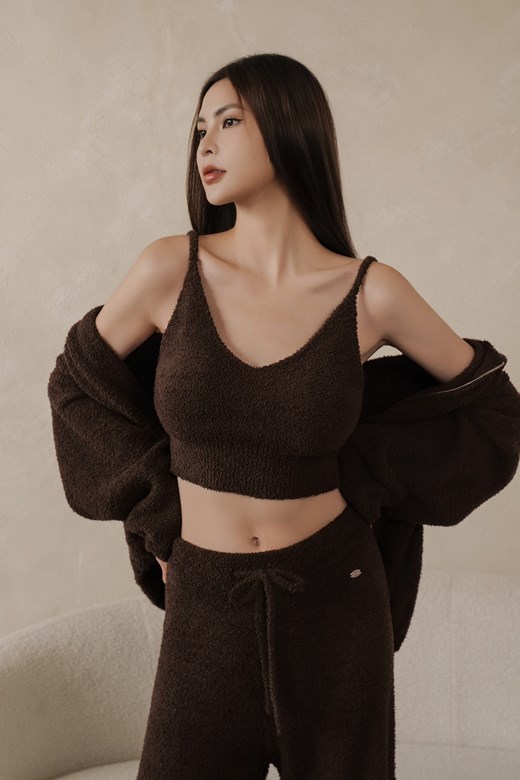 FLUFFY細肩V領BRATOP